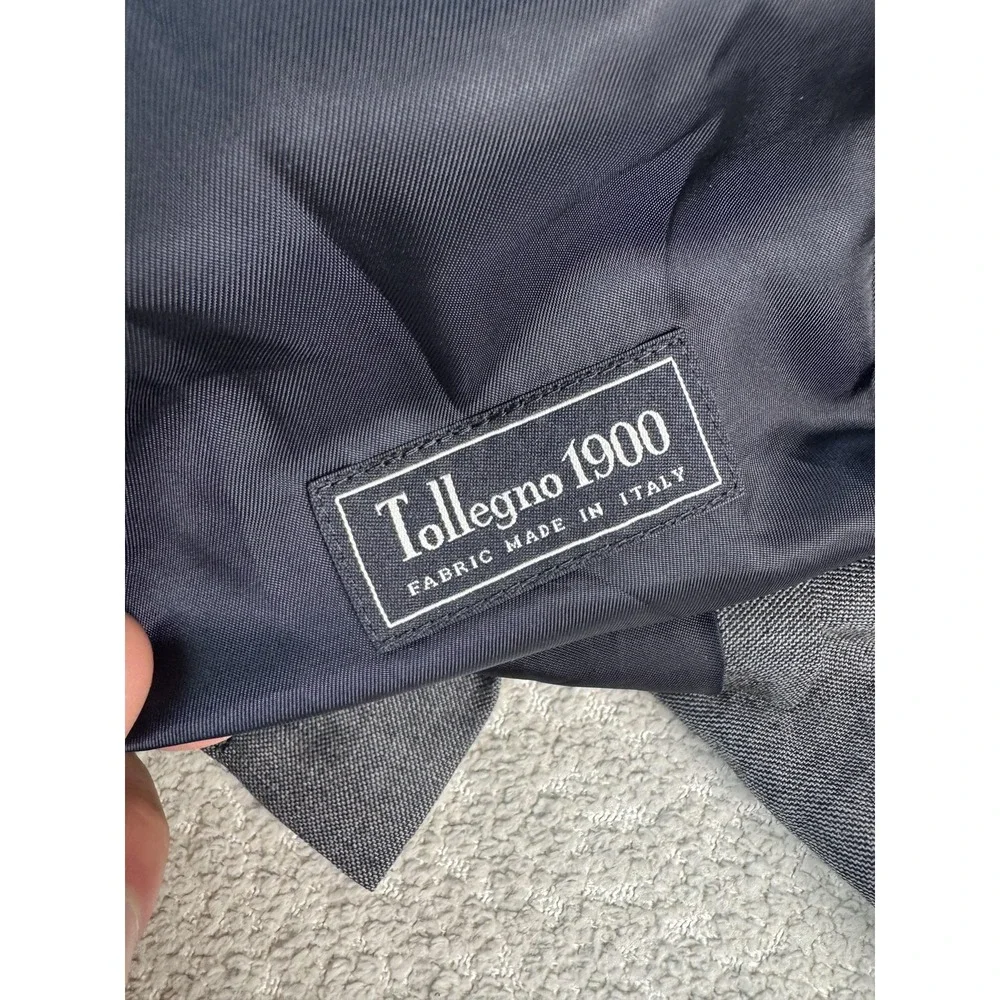 J Crew Ludlow Blazer Mens‎ 46R Gray Wool Two Button Sport Coat Tollegno Italy